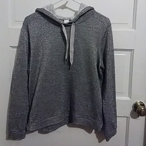 Sparkle gray H&m hoodie - Picture 2 of 3